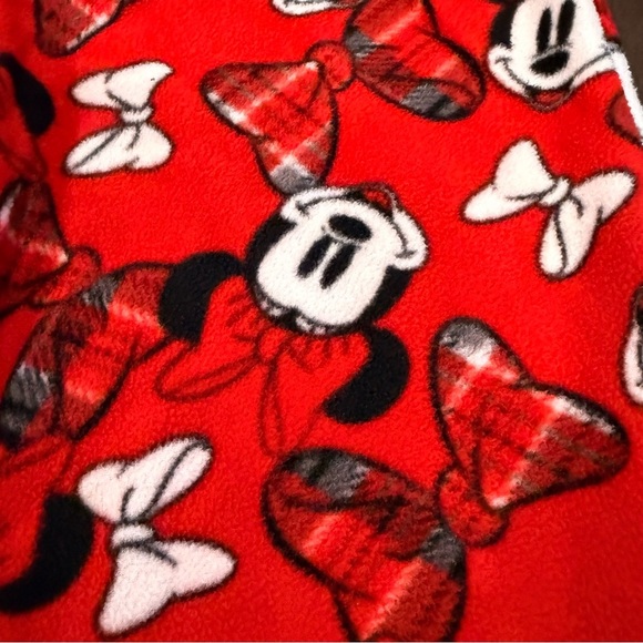 Disney Red Mickey and Minnie Mouse Pajama Bottoms - Picture 2 of 8